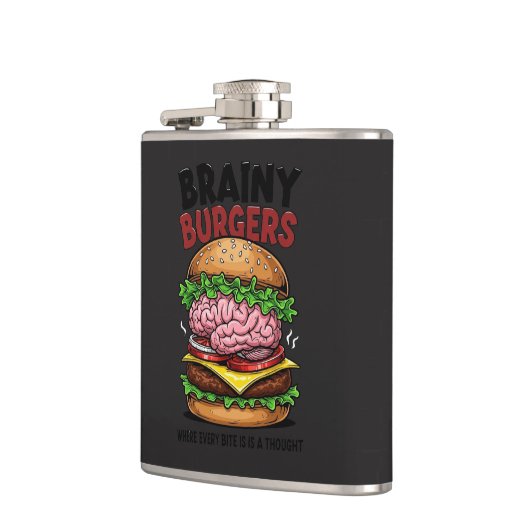 Brainy Burgers Flask フラスク (左)