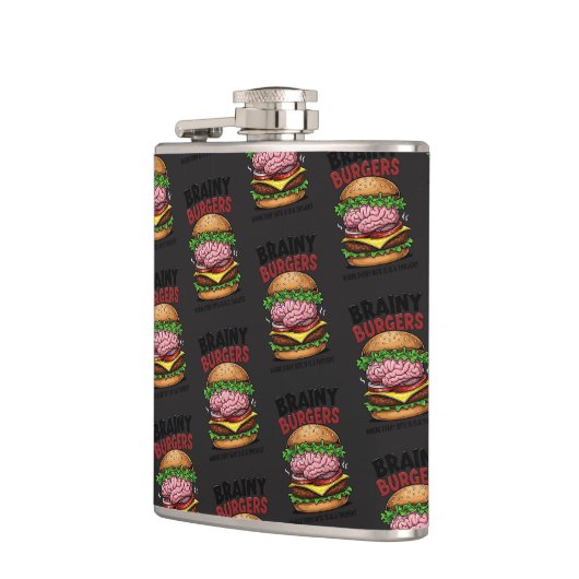 Brainy Burgers Flask フラスク (左)