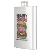 Brainy Burgers Flask フラスク (左)