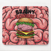 Brainy Burgers Mousepad マウスパッド (正面)