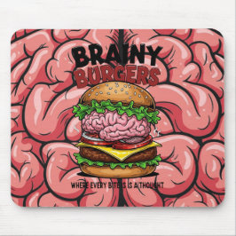 Brainy Burgers Mousepad マウスパッド