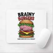 Brainy Burgers Mousepad マウスパッド (マウス)