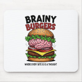 Brainy Burgers Mousepad マウスパッド