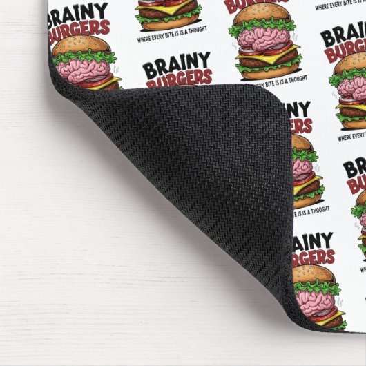Brainy Burgers Mousepad マウスパッド (コーナー)