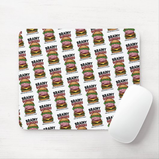 Brainy Burgers Mousepad マウスパッド (マウス)