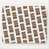 Brainy Burgers Mousepad マウスパッド (正面)