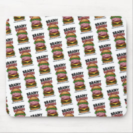 Brainy Burgers Mousepad マウスパッド