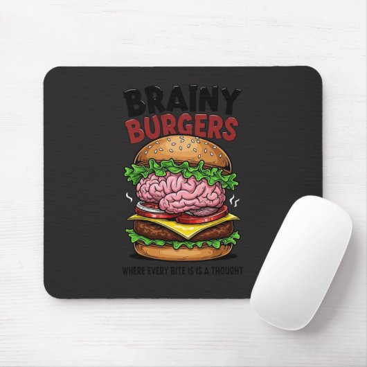Brainy Burgers Mousepad マウスパッド (マウス)