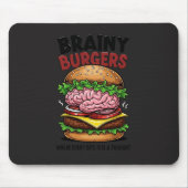Brainy Burgers Mousepad マウスパッド (正面)