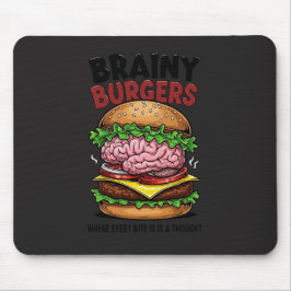 Brainy Burgers Mousepad マウスパッド