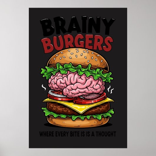 Brainy Burgers Poster ポスター (正面)