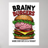 Brainy Burgers Poster ポスター (正面)