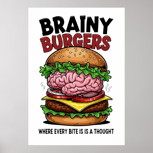 Brainy Burgers Poster ポスター (正面)