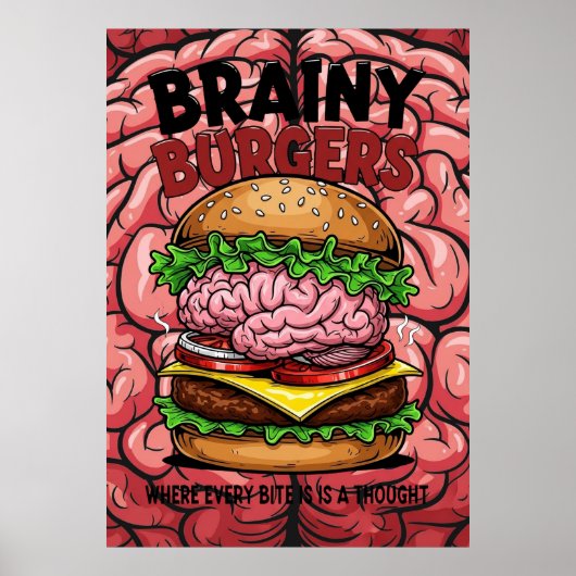 Brainy Burgers Poster ポスター (正面)