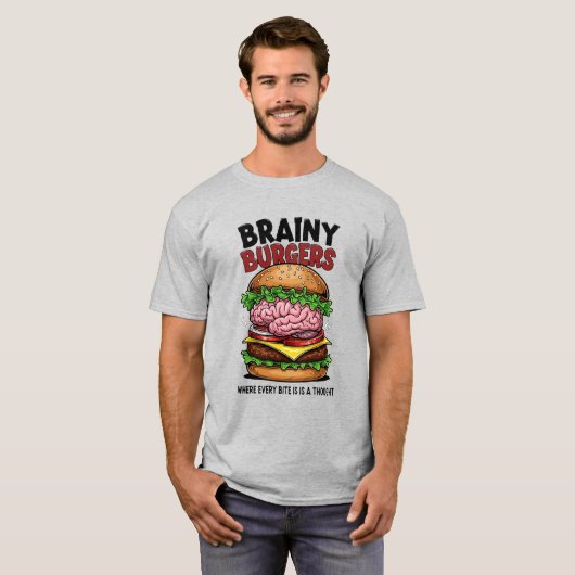 Brainy Burgers T-Shirt Tシャツ (正面フル)