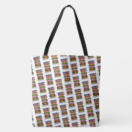 Brainy Burgers Tote Bag トートバッグ