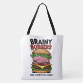 Brainy Burgers Tote Bag トートバッグ (裏面)