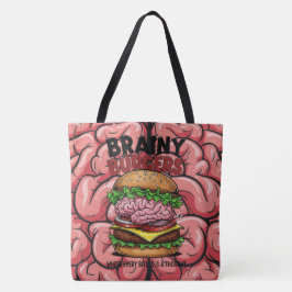 Brainy Burgers Tote Bag トートバッグ