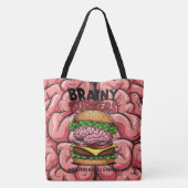 Brainy Burgers Tote Bag トートバッグ (裏面)