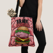 Brainy Burgers Tote Bag トートバッグ (クローズアップ)