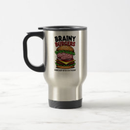 Brainy Burgers Travel/Commuter Mug トラベルマグ