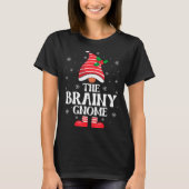Brainy Gnome Christmas Family Matching Group Funny Tシャツ (正面)