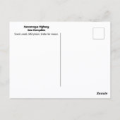 Brake for Moose Kancamagus Highway New Hampshire ポストカード (裏面)