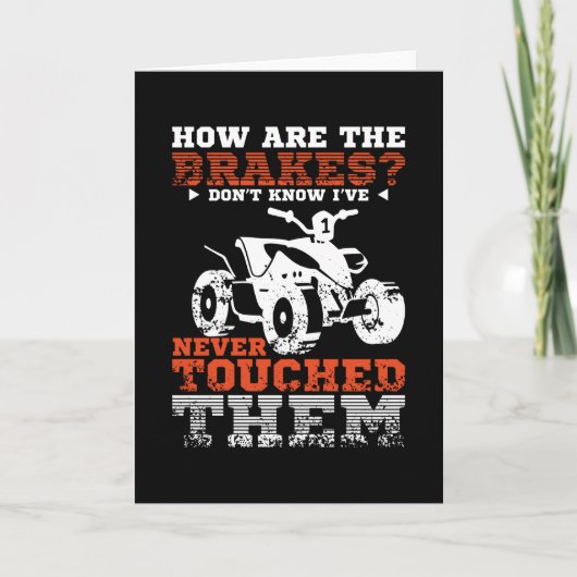 Brakes Quad Atv カード (正面)