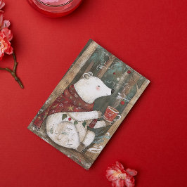 Bramble the Bear | Woodland Whimsy Holiday Card シーズンカード
