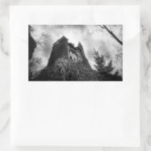 Bran Castle (Dracula) 長方形シール (バッグ)