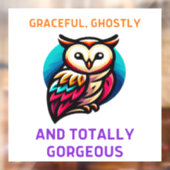 Bran Owl Nature’s Silent Beauty ウィンドウサイン (シート2)