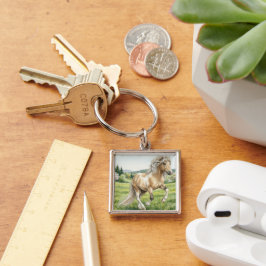 Brana Pinto Palomino Icelandic Watercolor キーホルダー