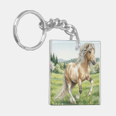 Brana Pinto Palomino Icelandic Watercolor キーホルダー (正面左)