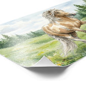 Brana Pinto Palomino Icelandic Watercolor フォトプリント (角)