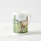 Brana Pinto Palomino Icelandic Watercolor ボーンチャイナマグカップ (正面右)