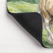 Brana Pinto Palomino Icelandic Watercolor マウスパッド (コーナー)