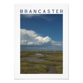 Brancaster Norfolk Salt Marsh and Sailing Boats フォトプリント