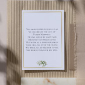 Branchエレガント Photoお祝いof Life 招待状