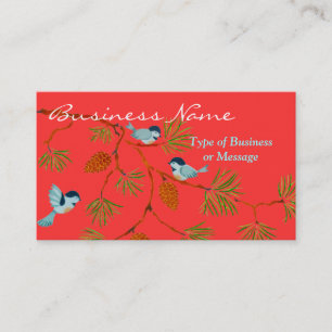 Branchカラフル Business Cardテンプレート上のBird 名刺