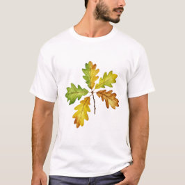 Branch of oak leaves tシャツ