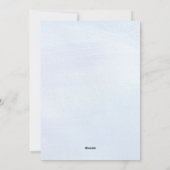 Branch with robin birds and berries Christmas シーズンカード (裏面)