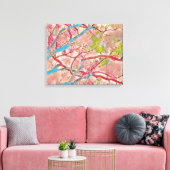 Branches Canvas Print (美しい) 20 X 16 キャンバスプリント (インサイチュ (リビング))