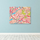 Branches Canvas Print (美しい) 20 X 16 キャンバスプリント (インサイチュ (ウッドフロア))