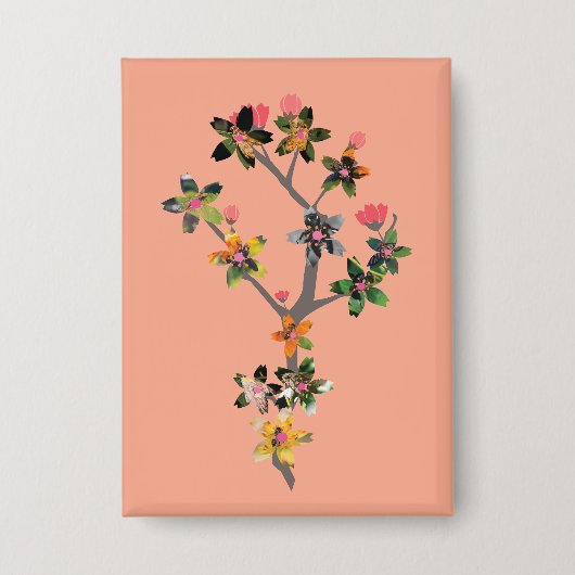 Branches of Insects 缶バッジ (正面)