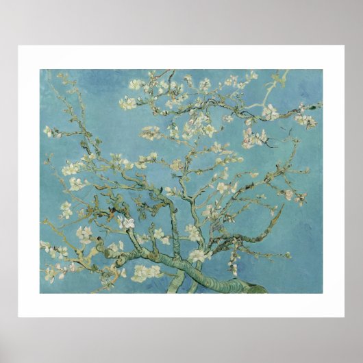 Branches_W_Almond_Bloams_Vincent_van_ゴッホ_1890 ポスター (正面)