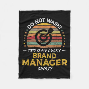 Brand Managerの役職おもしろいマーケティング引用文グラフ フリースブランケット