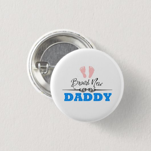 Brand new daddy 缶バッジ (正面&裏面)