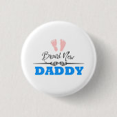 Brand new daddy 缶バッジ (正面)