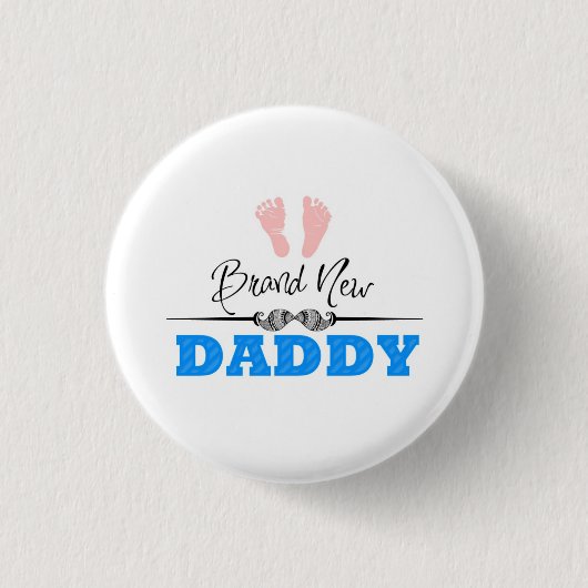 Brand new daddy 缶バッジ (正面)