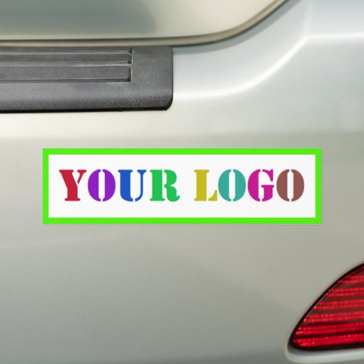 Branded Business Logo Promotional Bumper Stickers バンパーステッカー (車上)